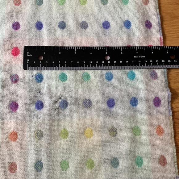 📍FIRM📍100% Lambswool Scarf Wrap Vintage - Picture 15 of 16